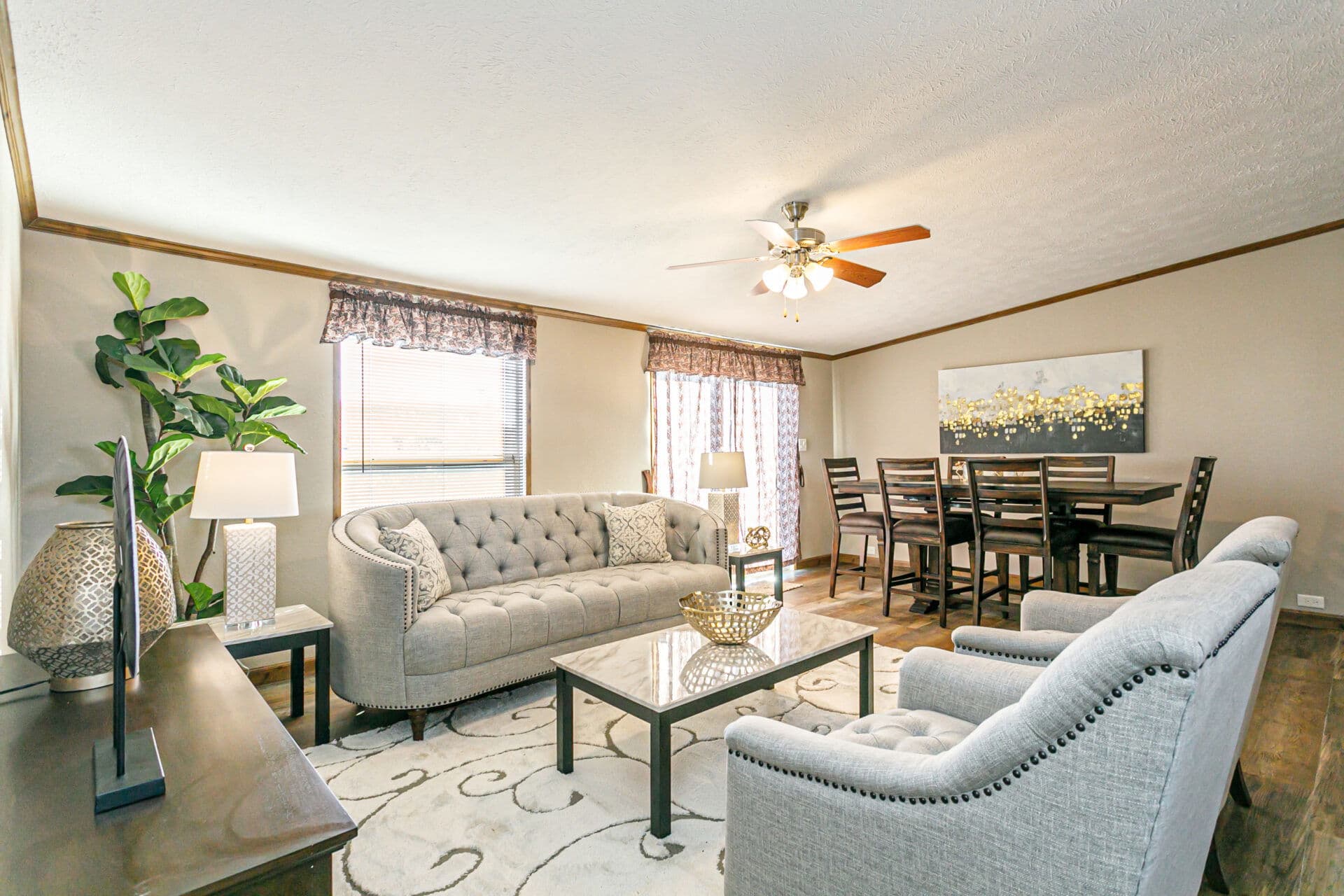 Doublewide h-3672-43a interior home features